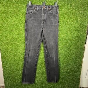 Wrangler 936WBK Cowboy Cut Slim Fit Jeans Mens 32x36 Faded Black Denim